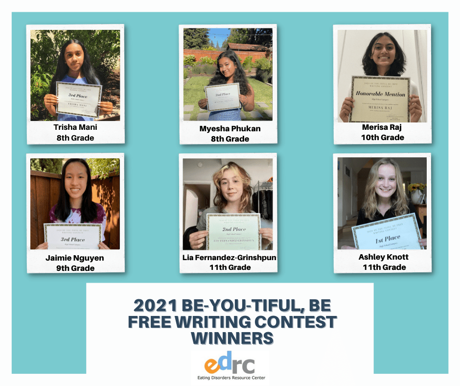 2021 BE-YOU-TIFUL, BE FREE WRITING CONTEST WINNERS