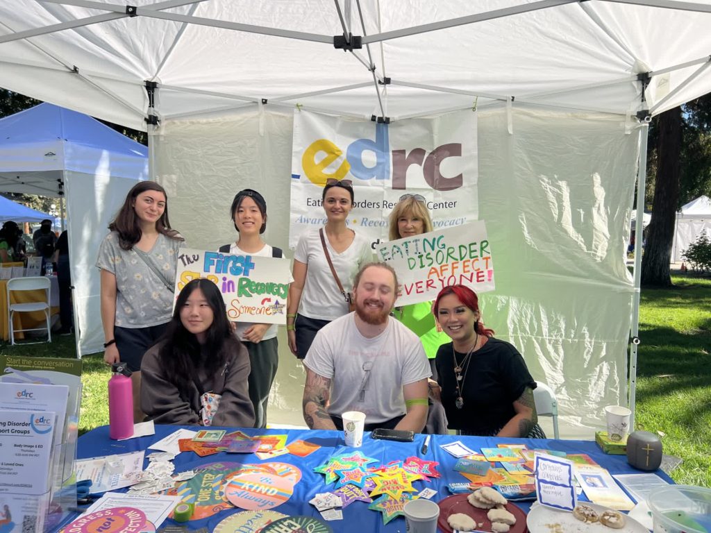 The EDRC Team booth at NAMIWalks 2023 Silicon Valley.