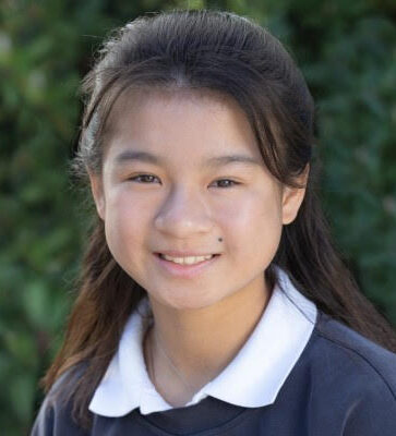 Graphic design volunteer Michelle Ye