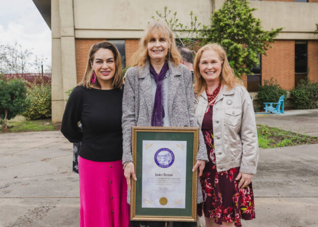 Supervisor Sylvia Arenas of District One, EDRCSV Founder Janice Bremis, and assemblyman Gail Pellerin at the Women of the Year 2024 award ceremony.