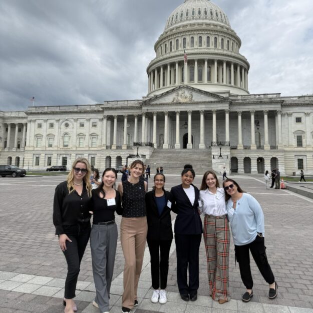 EDRC members pose for a group picture in front of the US Capitol Building in Washington, DC.