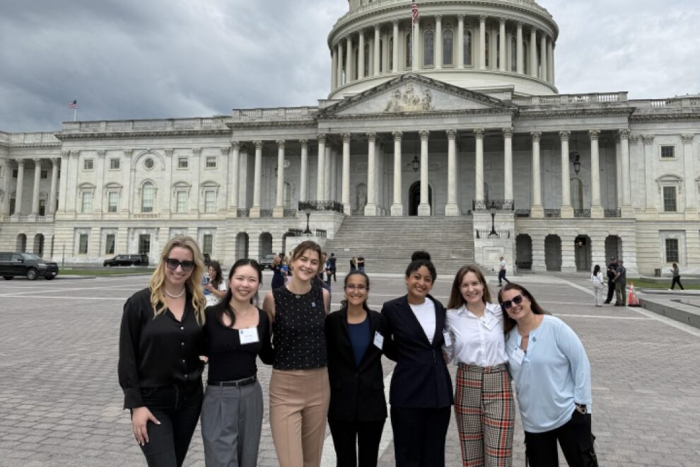 EDRC members pose for a group picture in front of the US Capitol Building in Washington, DC.